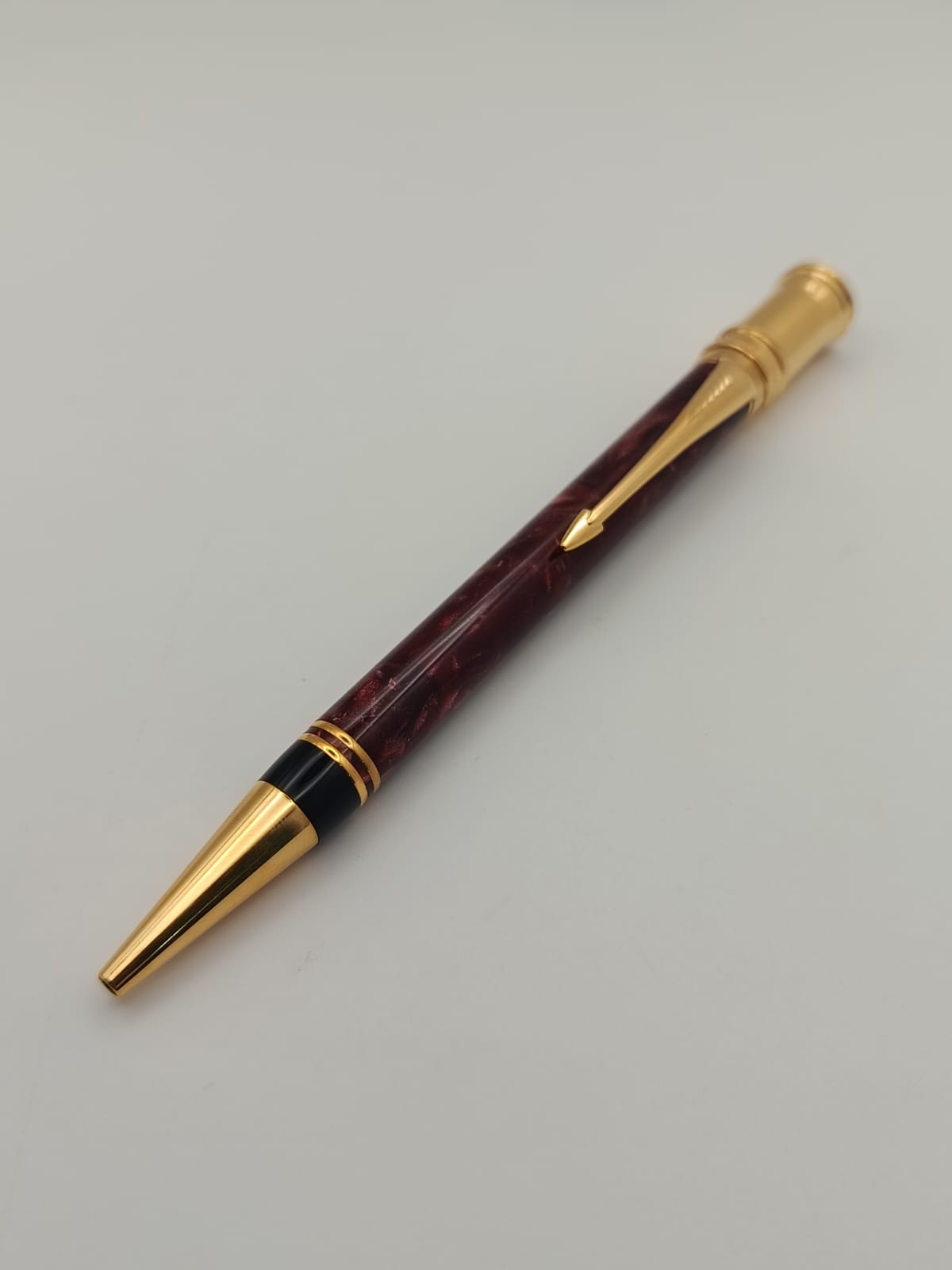 Parker Duofold Red Marble – Ballpoint Pen 🇬🇧
