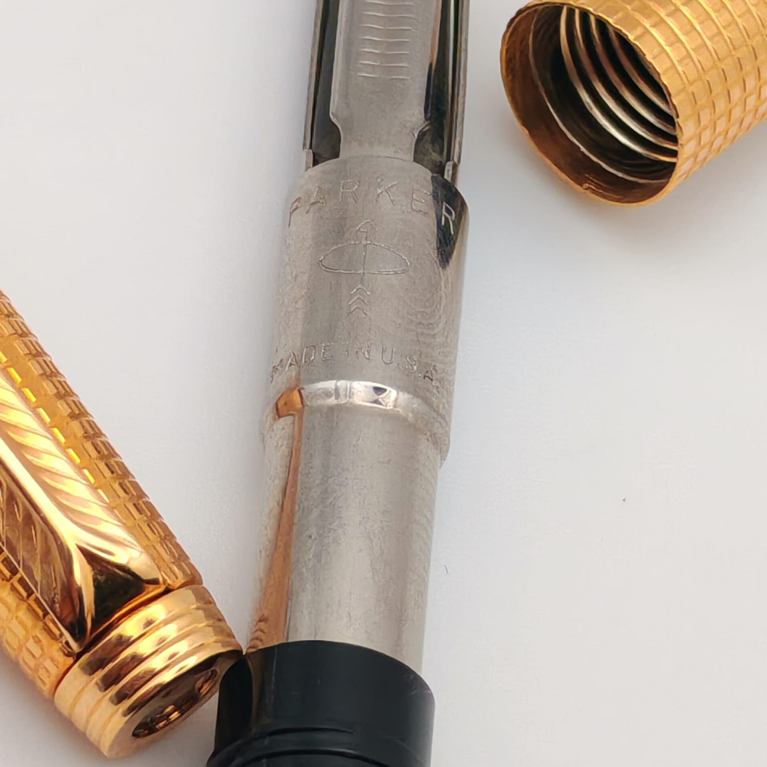 Parker 75 Gold Set – Grain d’Orge Pattern