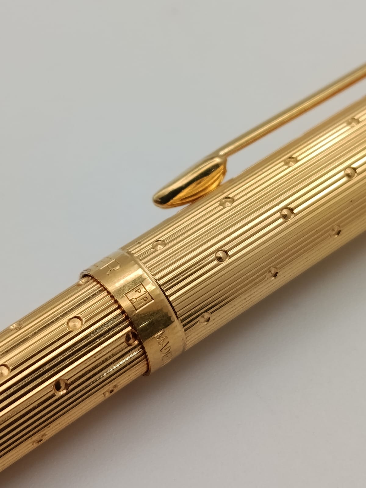 قلم باركر 75 ذهبي بالكامل (Parker 75 Gold Plated Ballpoint Pen) 🇫🇷