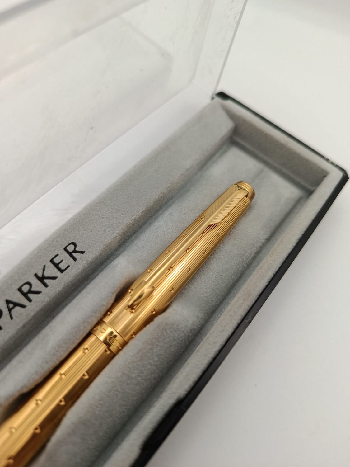 قلم باركر 75 ذهبي بالكامل (Parker 75 Gold Plated Ballpoint Pen) 🇫🇷