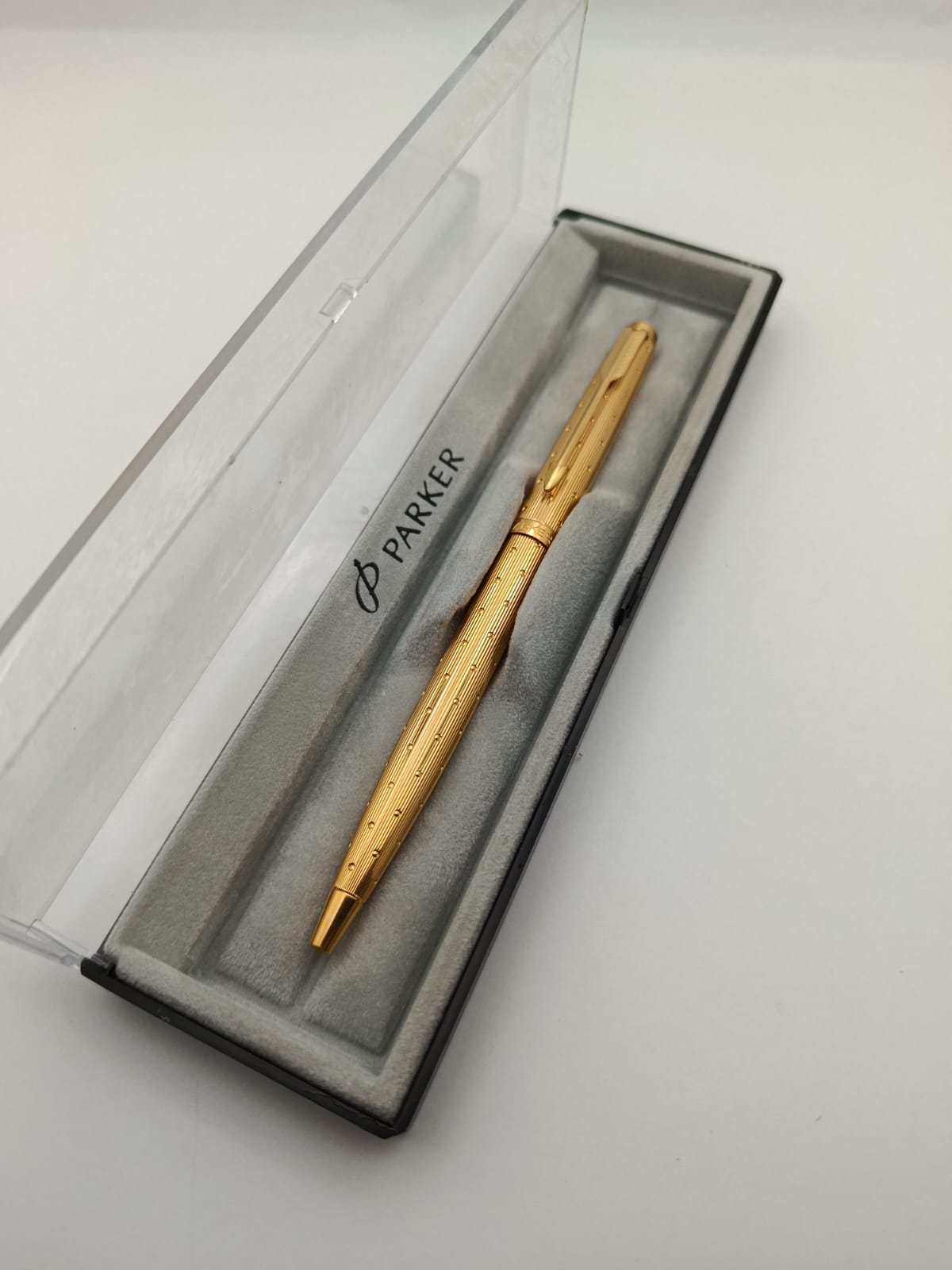 قلم باركر 75 ذهبي بالكامل (Parker 75 Gold Plated Ballpoint Pen) 🇫🇷